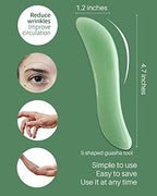 MoHern Gua Sha Massage Tools, 4 Pcs Gua Sha Tools of Multi-Shapes, Guasha Scraping Massage Tools for Face and Body (Light Green)
