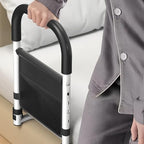 Bed Rails for Elderly Adults Safety, Medical Bed Assist Rail for Seniors, Bedrails for King Twin Full Size Bed, Height Adjustable Bedside Railing Grab Bar Handle with Storage Bag