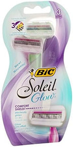 BiC Soleil Glow Razors - 3 ct