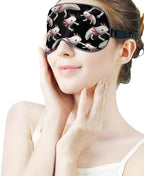 Sleep Mask, Axolotl Animal Print Comfortable Blackout Sleeping Mask, Fashion Eye Cover Soft Eyeshade with Elastic Strap for Home, Office
