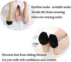 SooGree Ball of Foot Cushion Socks Seamless Toe Topper Socks Half Forefoot Socks Non-Slip Pain Relief Toe Half Socks