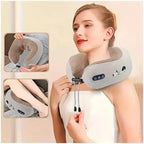 Rechargeable U-Shaped Neck Massage for Travel, Car, Office & Home Use Ideal