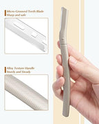 Dermaplane Razor for Face Professional, Facial Razors for Women&Men Face with 20 Blade Refills, Eyebrow Razor for Women and Men