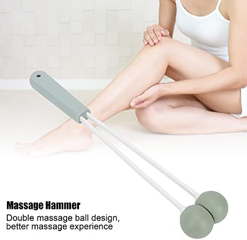 YUYTE Handheld Massage Hammer, Manual Massage Hammer Tool Massage Hammer Stick Silicone Fitness Percussion Massager for Muscle Neck arms Legs Back Shoulder