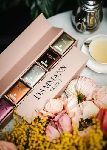 Damman Freres Gift Set, Iris, Premium Gourmet French Teas, Set of 5 (1.1 Ounce Tins)