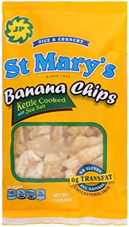 24 x St Mary's Banana Chips 71g(2.5oz)