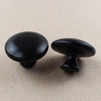 Healifty 2pcs Hot Stones Mushroom Shaped Massage Stones Warmer Natural Lava Basalt Hot Rock Guasha Tools for Body Face for Essential Massage Spa Massage Therapy(Black)