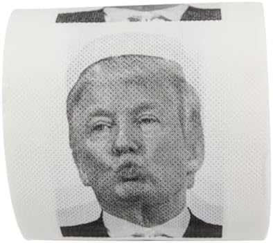 Donald Trump Toilet Paper Roll, Funny Political Humor Joke Gift, Gimmick Gifts for Republicans and Democrats