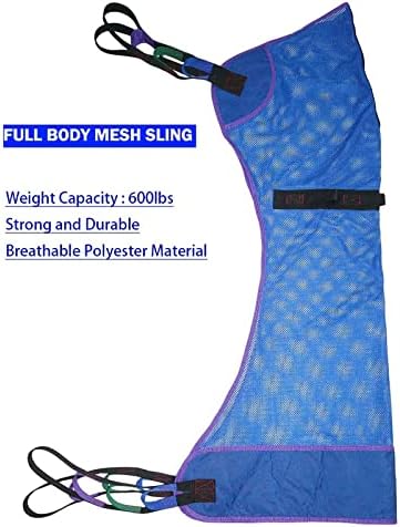 Patient Lift Sling,Toileting Sling Commode Transfer Belt Medical Lift Equipment Full Body Lifter Four Point Sling Transfer Blanket for Bed Positioning and Lifting,for Bariatric,Elderly,Disabled