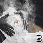 Level 3 Face Towels - Barber and Salon Hair Stylist White Cotton Cloth - Soft, Light and Absorbent