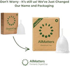 OrganiCup Menstrual Cup by AllMatters - Size A - Superior to Pads & Tampons - Voted Best Menstrual Cup by Reviewed - Made in Germany - Soft and Flexible