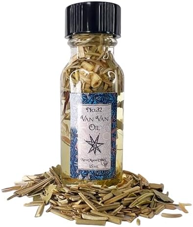 Van Van Oil by New Moon Vibes - Purification Remove Blocks Protection Success Prosperity Empowerment Spells Conjure Rituals - Handmade with Essential Oils & Herbs - Wicca Pagan Hoodoo Magick