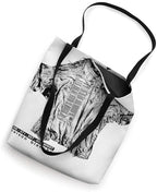 Vintage T-Shirt Inspired Print Tote Bag
