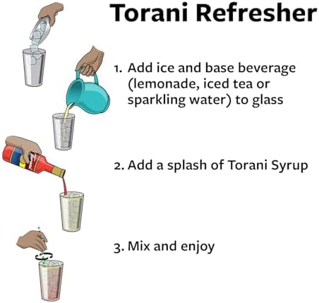 Torani Syrup Variety Packs, Soda Mix, 25.4 fl oz (Set of 4)