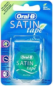 Oral-B Satin Tape Dental Floss, Mint Flavor, 1 Count (Pack of 2)