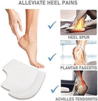VivoFoot 3 Pairs Gel Heel Protectors, Silicone Heel Socks, Heel Sleeves, Heel Pain and Cracked Heels Relief for Men and Women
