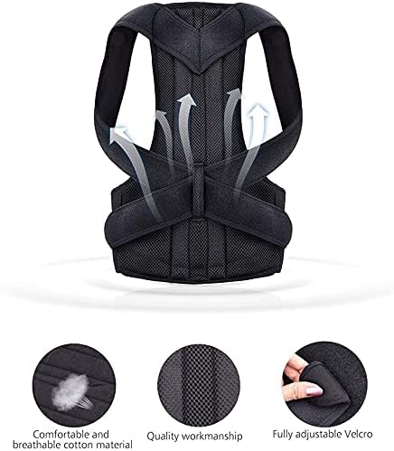 XS-5XL Plus Size Back Brace Posture Corrector for Men and Women Adjustable Upright Back Support Straightener Prevent Scoliosis Improve Hunchback