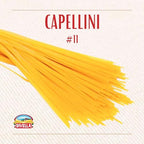 Divella Angel Hair Pasta #11, 16 oz. (Capellini Pasta Pack of 3) - Authentic Italian Pasta Made with Durum Wheat Semolina, Perfect 'Al Dente' Texture for Every Dish