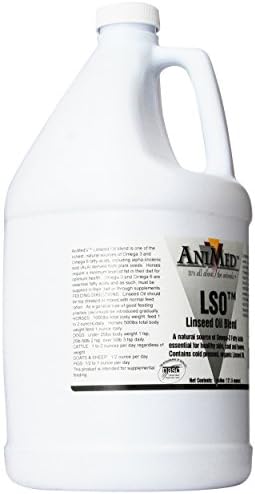 AniMed Lso Linseed Oil Blend for Horses, 1-Gallon