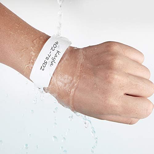 100 Pack White Hospital Wristbands Vinyl Patient Id Bands Medical Plastic Wristbands by Fivepeans