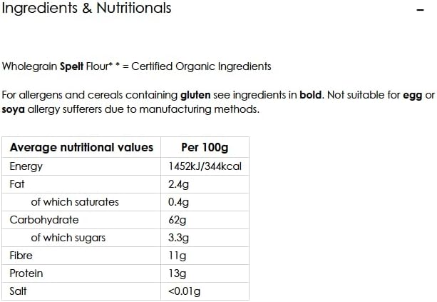 Biona Organic - Spelt Pasta - Wholegrain Fusilli - 500g