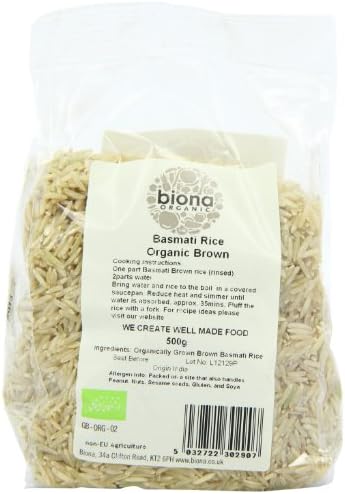 Biona Organic - Brown Rice - Basmati - 500g