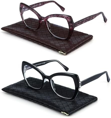 1/2/4/5 Pack Computer Reading Glasses Blue Light Blocking Readers Spring Hinge for Women Men