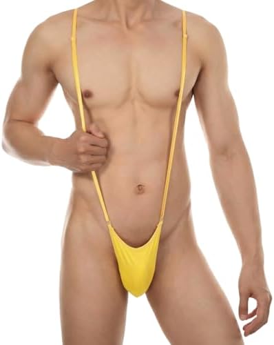 Mens Sexy Underwear Thong Lingerie Naughty Jockstrap Male Clothes Mankini For Play Adjustable Stretchy One Size