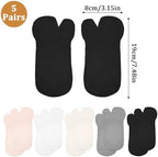 5 Pairs Tabi Socks for Women, No Show Split Toe Socks Low Cut Flop Sock Non Slip Flip Flop Sock Toes SeparatedSock