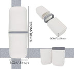 Toothbrush Travel Case, Travel Toothbrush Cup Holder Portable Toothbrush Travel Container Portable Toothpaste Storage Travel Toothbrush Holder for Camping Business School Trip Home