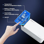 Portable Insulin Cooler Box Smart Rechargeable Mini Medical Case for Insulin, Vaccines, and Medications, 36.6 cu in Capacity, LCD Display,Travel Drug Cooler for Insulin, FAA-Approved