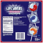 LIFE SAVERS® Swirl Lollipops - Bulk Box of LIFE SAVERS® Lollipops Individually Wrapped, Fruit and Cream Swirled Suckers, Assorted Flavors - 72 Count Box