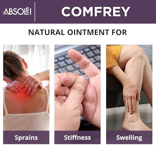 Comfrey Ointment, Natural Ointment for Joints, Stiffness and Swelling, 1.35 fl oz