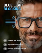 4-Pack Blue Light Blocking Reading Glasses for Men & Women-Filter UV Ray Computer Readers, Comfort Spring Hinges Eyeglasses, Quality TR Frame Reading Glasses (1.5)