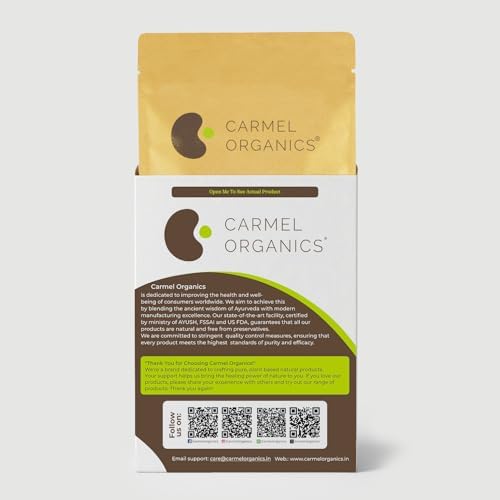 CARMEL ORGANICS Soapnut/Aritha/Reetha Powder (8 Oz or 227 Grams) for hair care | Natural | No Added Preservatives and Additives | Sapindus Mukorossi Powder