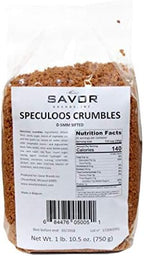 Savor Imports Speculoos Crumbles, 750 Gram -- 8 per case.