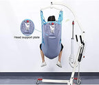 Patient Lift Toileting Sling, Divided Leg Sling, Reusable Professional Sitting Transfer Belt Lift Sling for Patient Elderly, Bariatric and Disabled,S