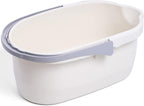 Haundry 4.5 Gallon Cleaning Bucket, Good Grips Household Mop Bucket for Cleaning Supplies, Cleaning Caddy Organizer Basket with Handle, 17.1L, White