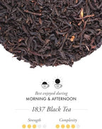 TWG Tea | 1837 Black Tea | Black Tea | Fruits & Flowers | 15 Hand Sewn Cotton Tea Bags | Gift Set