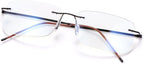 Progressive Multifocus Reading Glasses Anti UV Blue Light Readers Transition Lightweight Presbyopia for Men Women