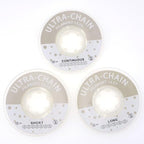 1 Roll/15Ft Orthodontic Dental Elastic Power Chains Dental Elastic Ultra Power Rubber Chain Long Short Closed (White, Long)