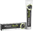 Herbodent® Charcoal Toothpaste - 6.53oz/185g Pack of 1 | Whitens Teeth & Fresh Breath | No Bleach, No Fluoride | Activated Bamboo Charcoal & Organic Herbs -Wheat Germ, Thyme, Clove