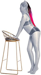 BEFASY Unisex 8D Plus Size Shiny Glossy Full Bodystocking Ultrathin Nylon Sheer Bodysuit Catsuit with Hood Gloves