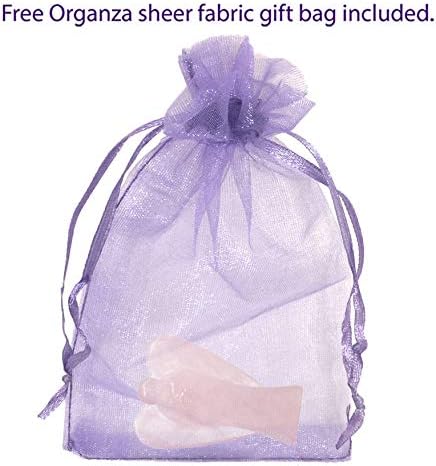 2 Inch Rose Quartz Guardian Angel Figurine Hand-Carved Natural Stone, Known as The Stone of Unconditional Love