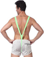 HiSexy Men Mankini Swimsuit V Sling Bathing Suit Sexy Lingerie Singlet Borat Style Bodysuit Halloween Costume