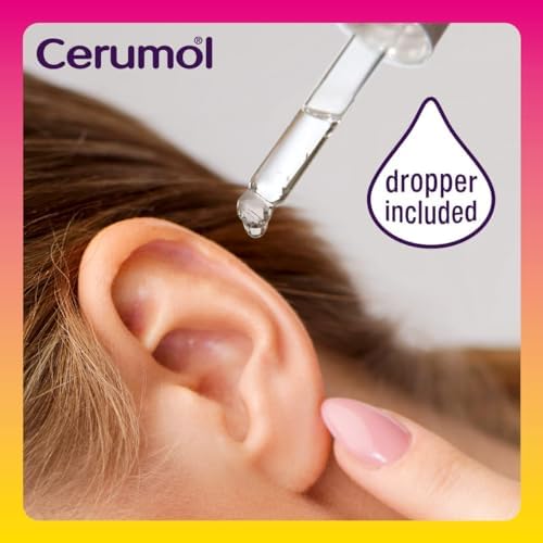 Dual Action Ear Drops, 10ml, Gentle Formulation, Helps Relieve Symptoms of Ear Wax, Softens Earwax, Dropper Included