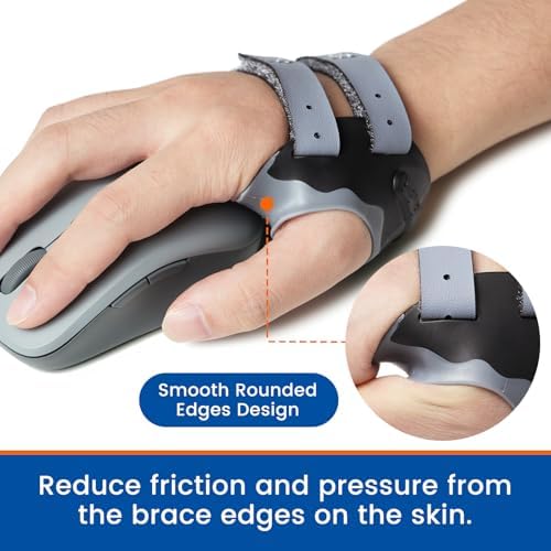 CMC Joint Thumb Stabilizer Brace for Osteoarthritis, Arthritis Pain Injury Relief Support, Spica Splint for Women and Men(Right Hand, Medium,7 3/4″- 8 7/8″)