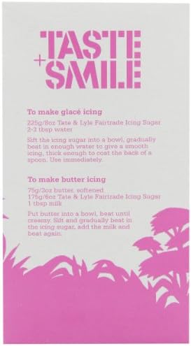 Tate and Lyle Fairtrade Icing Sugar 500 G (pack Of 10)