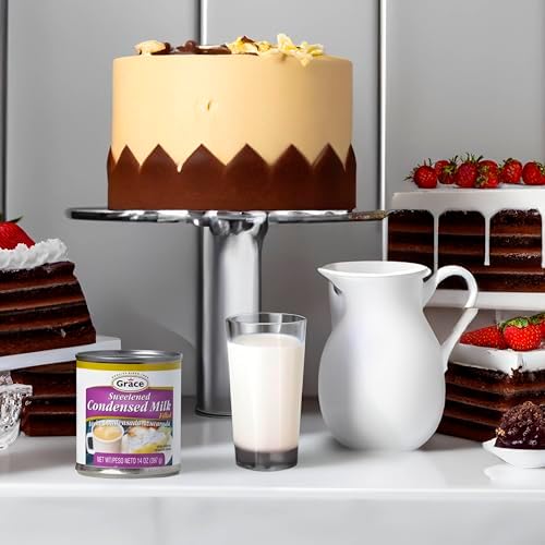 Grace Sweetened Condensed Milk Filled 14oz - 2 Pack - Leche Condensada Azucarada Llenada