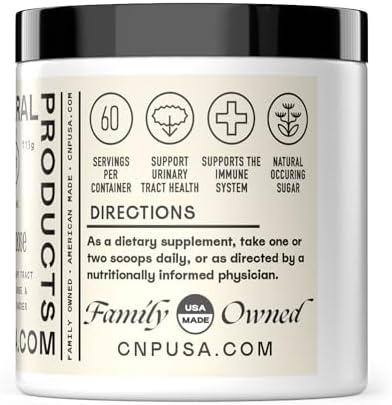 D Mannose Powder Supplement 4oz - D Mannose for UTI Support, Pure D-Mannose Powder for Bladder Urinary Tract Health, Easy Mix Concentrate, No Fillers, Non GMO Gluten Free, Kosher Certified Made USA